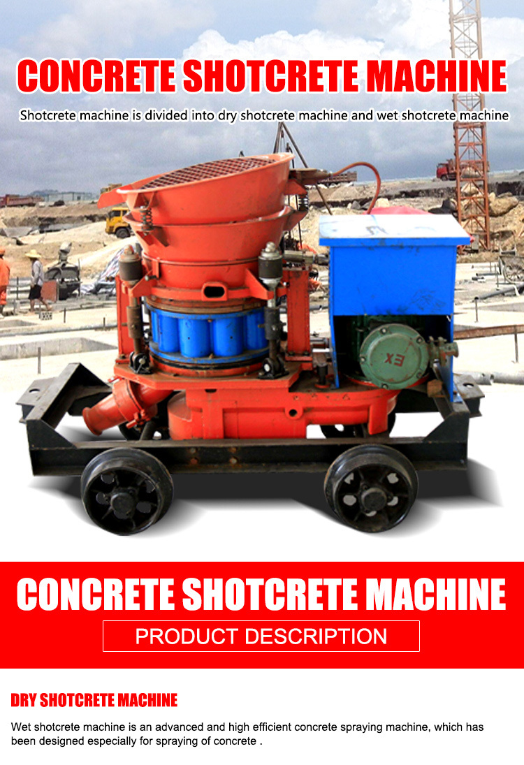 Hsp-7 7m3 Wet Mix Shotcrete Machine for Sale
