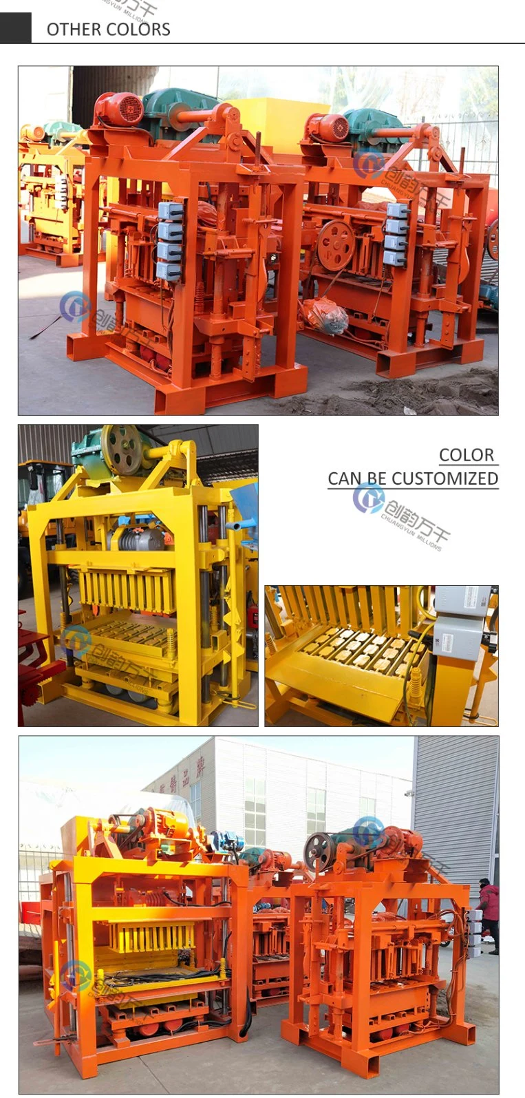 Small Block Machine Qt 4-40 Manual Brick Making Machine Block Machinery