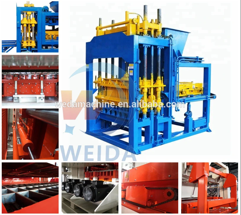 Hydraulic Block Making Machinery Manufacturer Price List for Sale Qt3-20 Full Automatic Block Machine