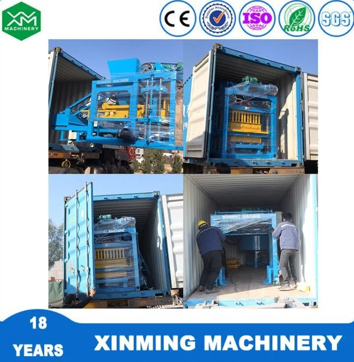 High Quality Block Making Machine Qt 4-25 Fully Automatic Block Making Machine for Wall Material