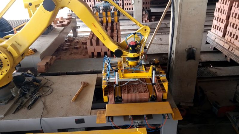 Automatic Brick Unloading and Packing System - Brick Machine