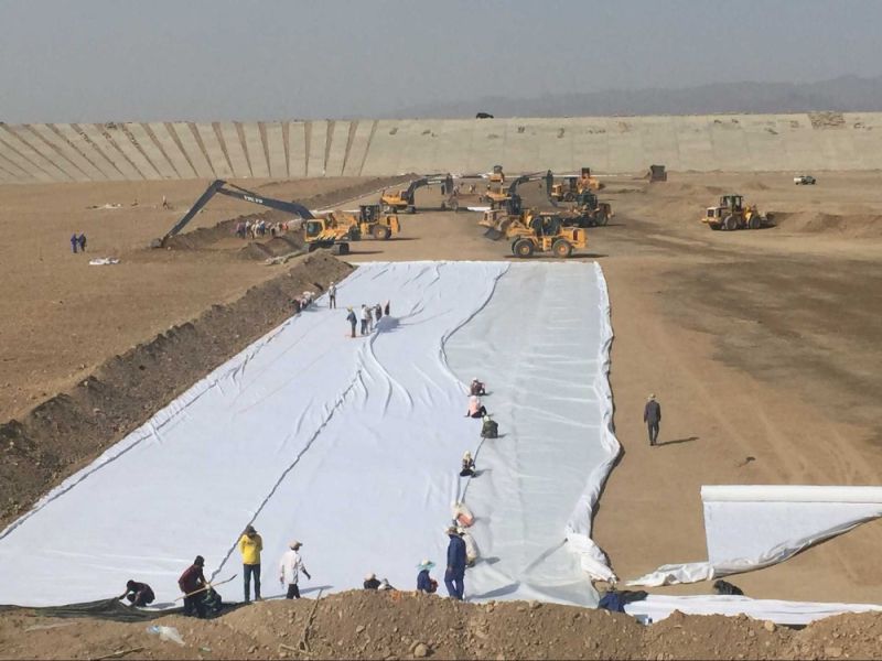 Geotextile Retaining Wall for Diversion Irrigation