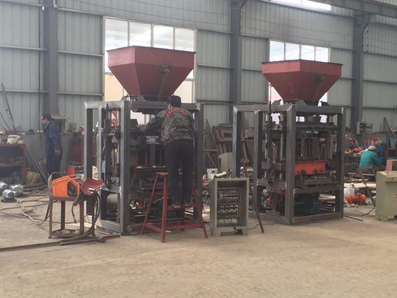 Cheap Semi Automatic Concrete Hollow Block Moulding Machine in Nigeria