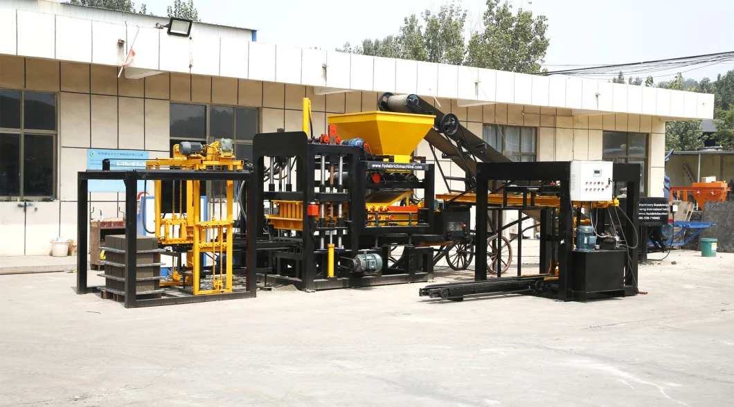 Block Making Machinery Hydraulic Concrete Pavers Brick Production Line in Tanzania, Namibia, Zambia