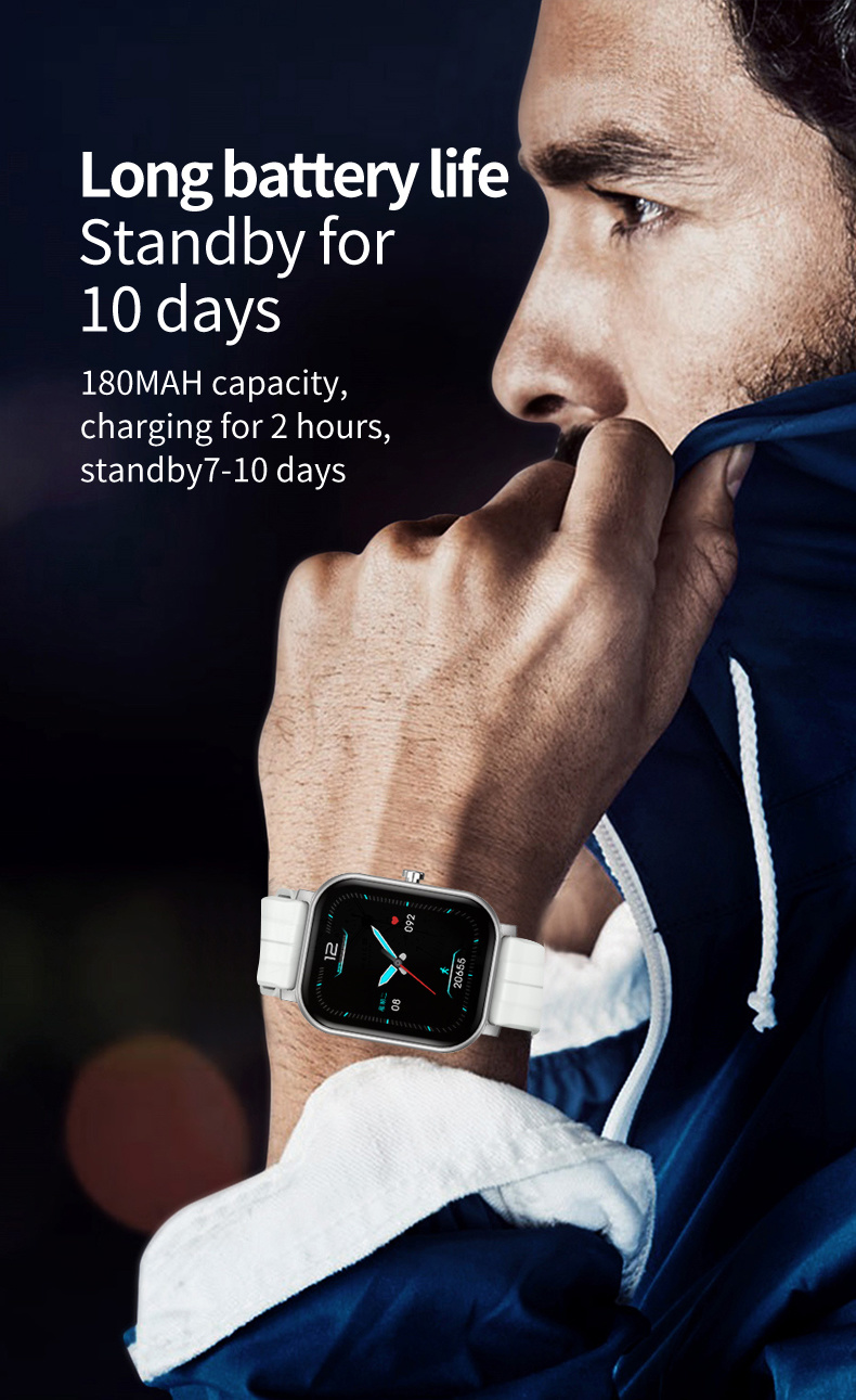 1.69 Inch Touch Screen Smart Watch Sleep Tracker Heart Rate Fitness Smart Watch 2021 Smart Watch