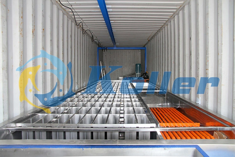 Large Capacity 10t Container Ice Block Maker Machine for Fishing Processing