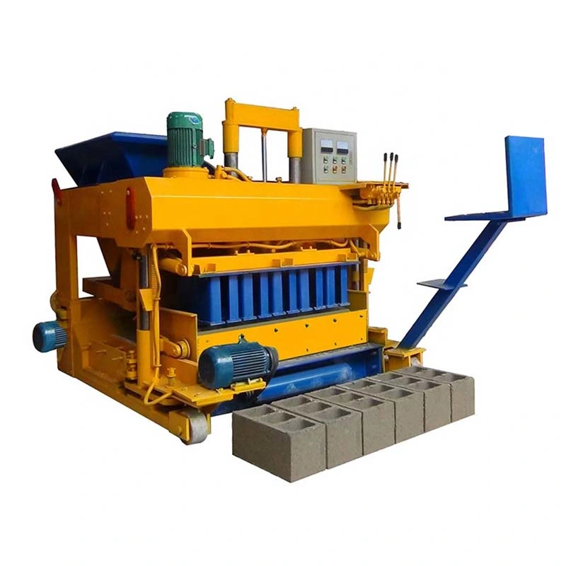 Business Industrial of Mobile Concrete Plant Cinder Block Machine