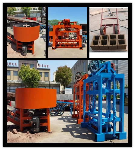 Qtj4-40 Brick Machine with Stacker Block Machine Offers Block Making Machine Production Line