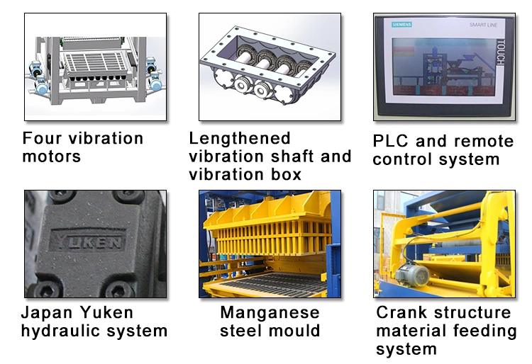 Qt6-15 Paving Block Molding Machine in Zambia Price Qt6 15 Fully Automatic Block Machine