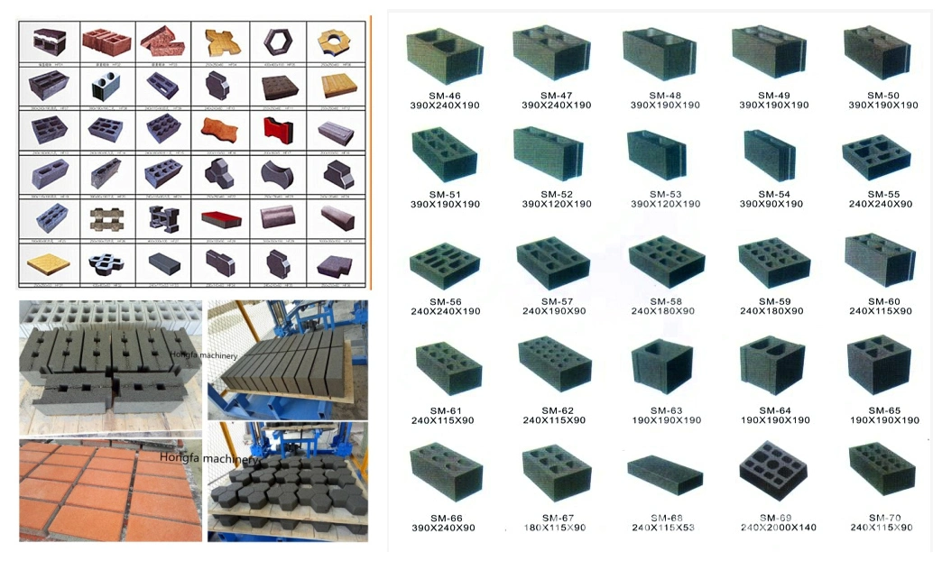 Cement Brick Making Machine  Concrete Hollow Paving Block Making Machine in Building Material Machinery 