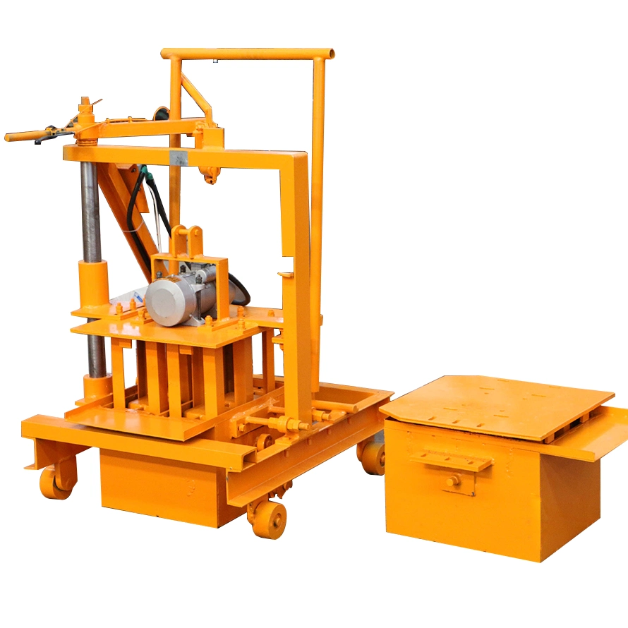 Qmy2-45 Cheap and Manual Concrete Block Moulding Machine Movable Block Machine