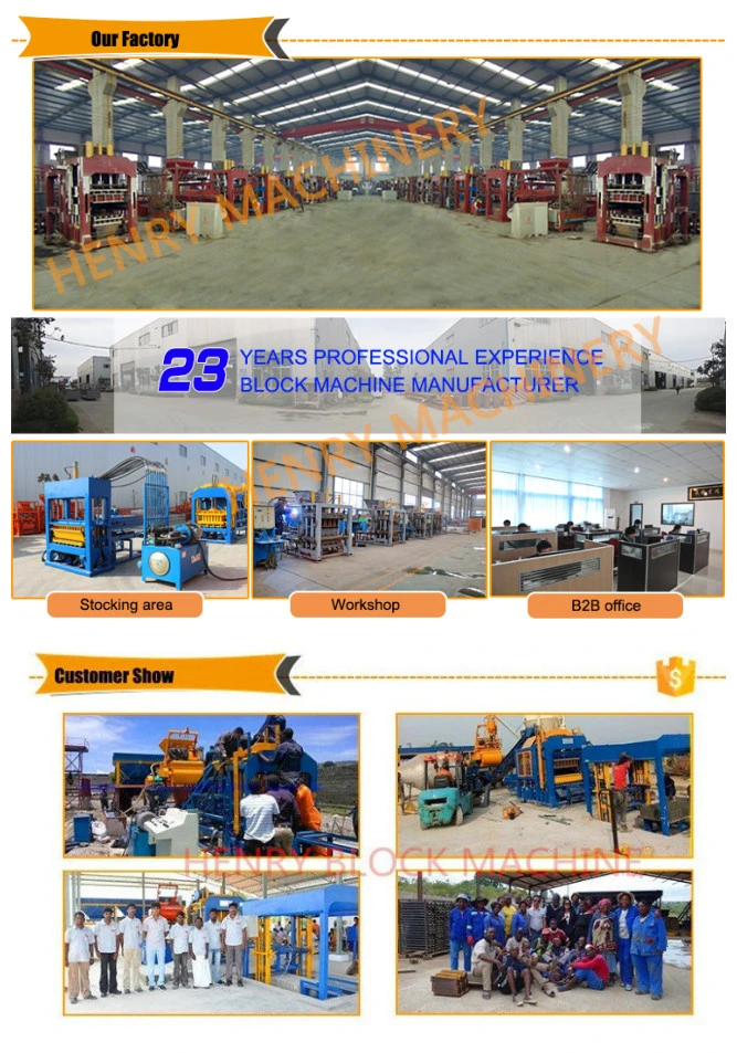 Qt10-15 Full Automatic Hydraulic Concrete Sand Block Making Machine Paving Block Machine