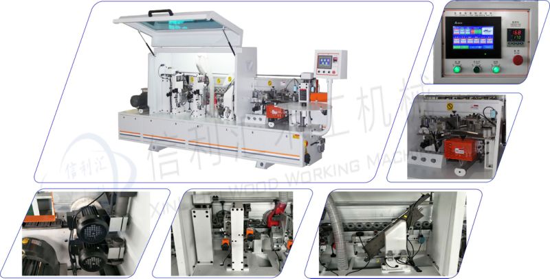 Semi Automatic and Fully Automatic Machines Edge Laments to The Chip Board with Your (edge banding machines) Edge Glued Block Board Machine