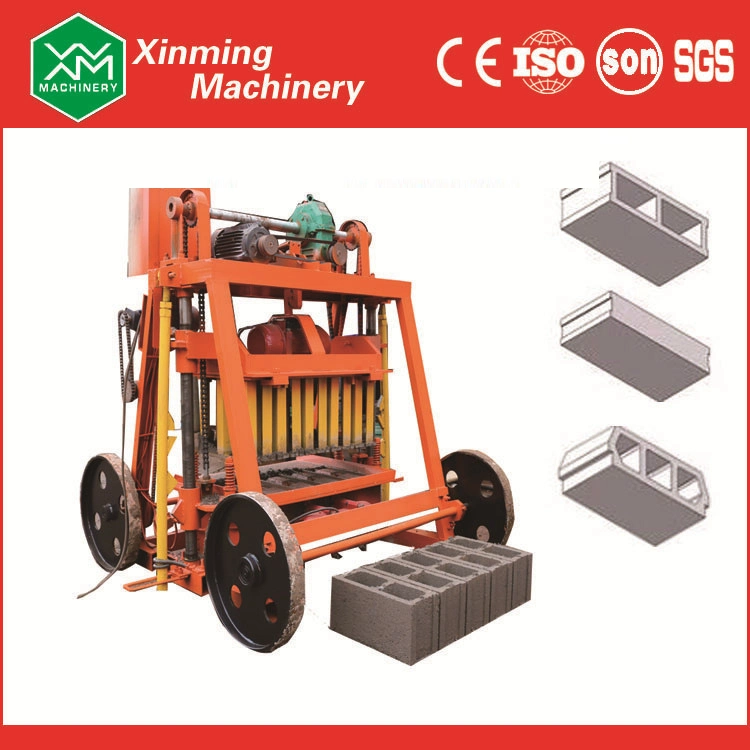 Semi Automatic Block Machinery Qmy4-45 Hollow Block Making Machine with Good Service