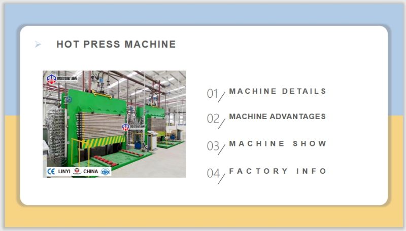 Veneer Press Machine Hot Press Machine