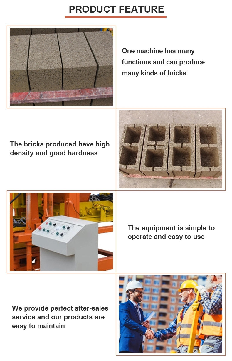 2020 New Qtc1-25 Soil Interlocking Brick Machinery Factory Direct Supply Clay Manual Brick Making Machine in Thailand