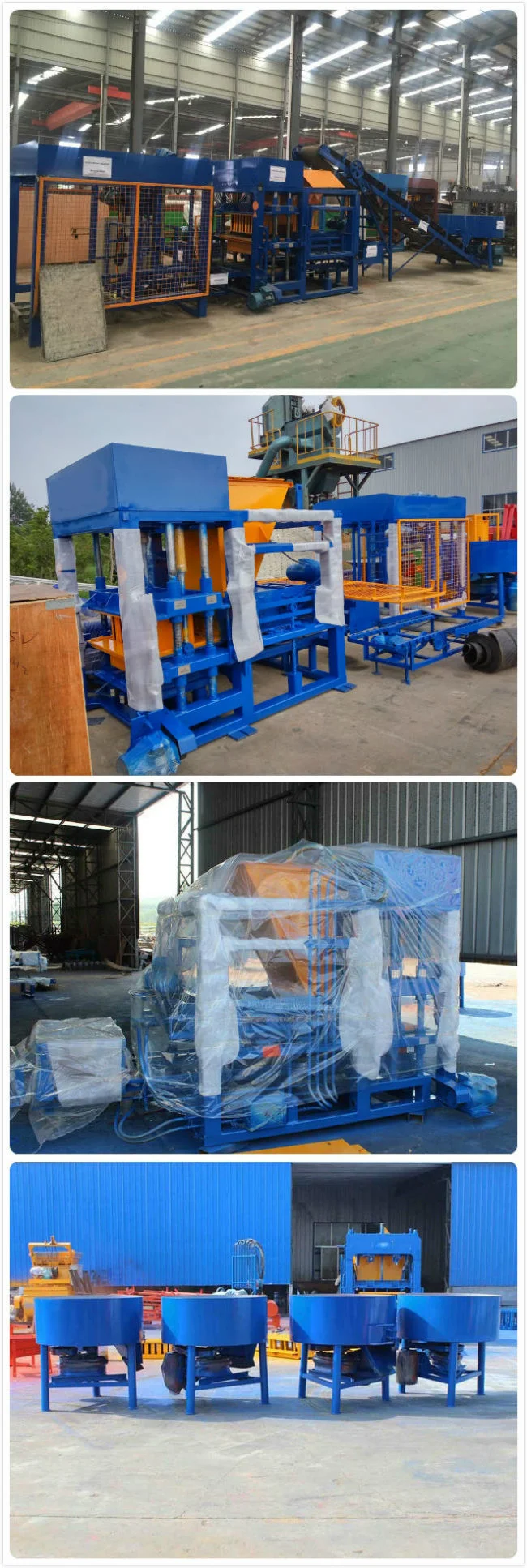 Qt4-20 Automatic Cement Brick Making Machine, Concrete Hollow Paver Block Making Machine in Construction Machinery