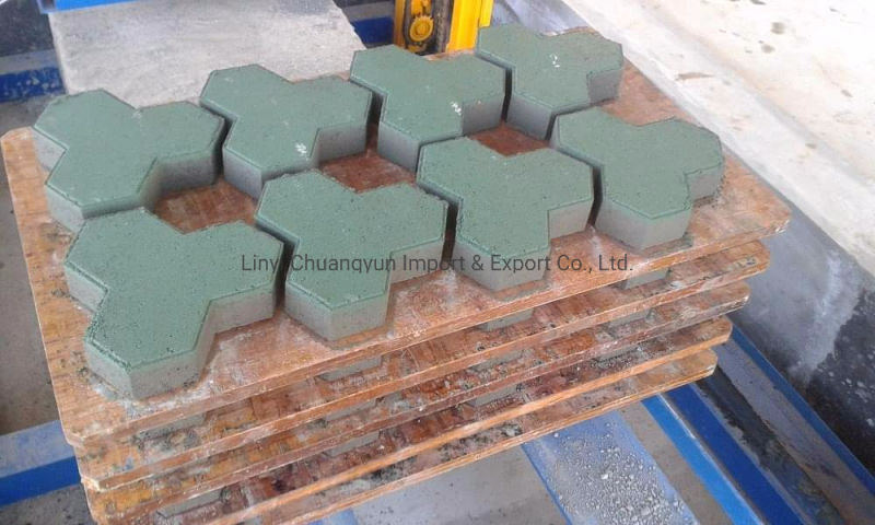Qt4-20 Pavement Bricks Making Hydraulic Concrete Block Press Machine