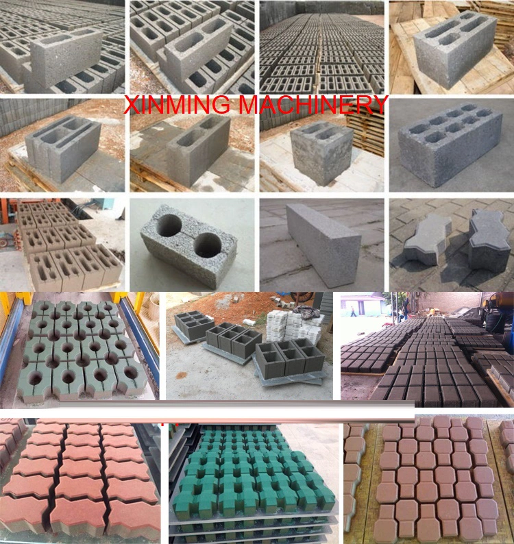 Qt6-15 Automatic Concrete Hollow Block Machine Cement Solid Brick Making Machine in Guangzhou