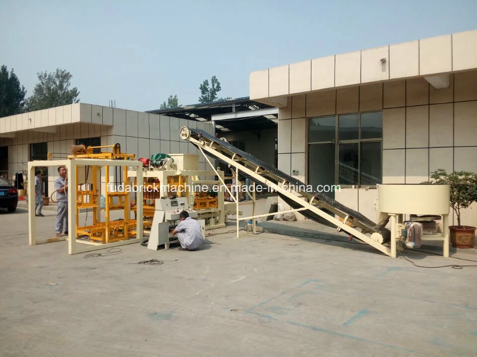 Qt4-25 Small Production Automatic Cement Block Making Machine/Automatic Brick Machine Manufacturers