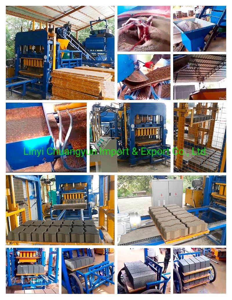 Factory Price Qt 4-15 Full Automatic Brick Making Concrete Block Machine