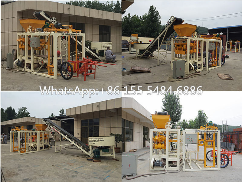 Building Machinery Semi Automatic Concrete Hollow&Solid Block Making Machine in Ghana
