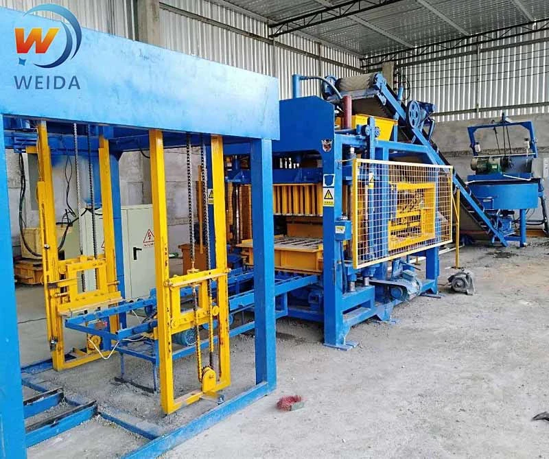 4-15 Type Auto Concrete Block Making Machine Price Stone Cement Block Making Machine Interlocking