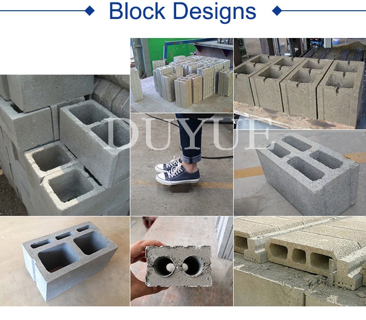 Qtj4-40 Compressed Concrete Block Brick Making Machine Semi Automatic Cement Brick Making Machine