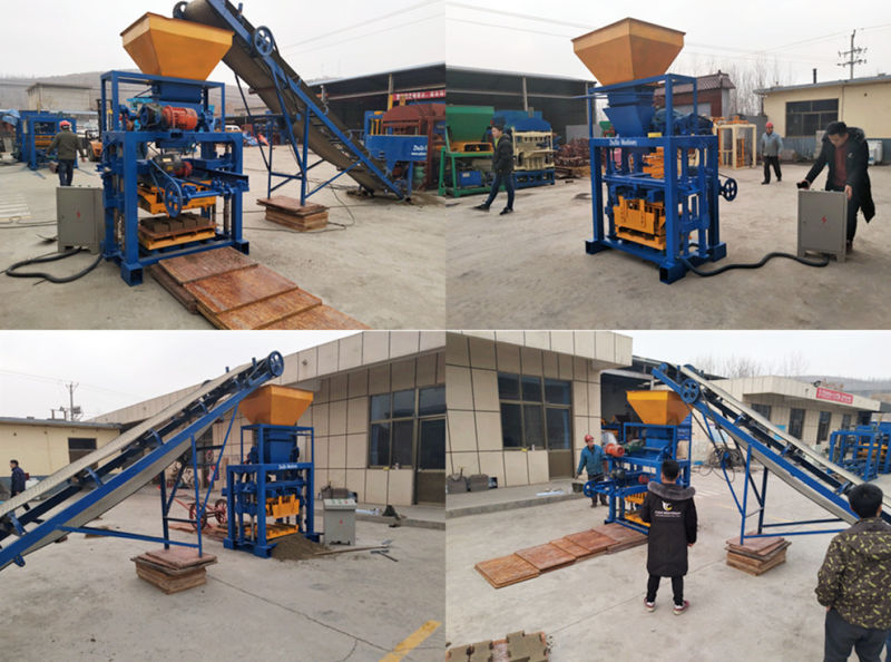 Small Semi Automatic Concrete Block Making Machine in Norway, France, German