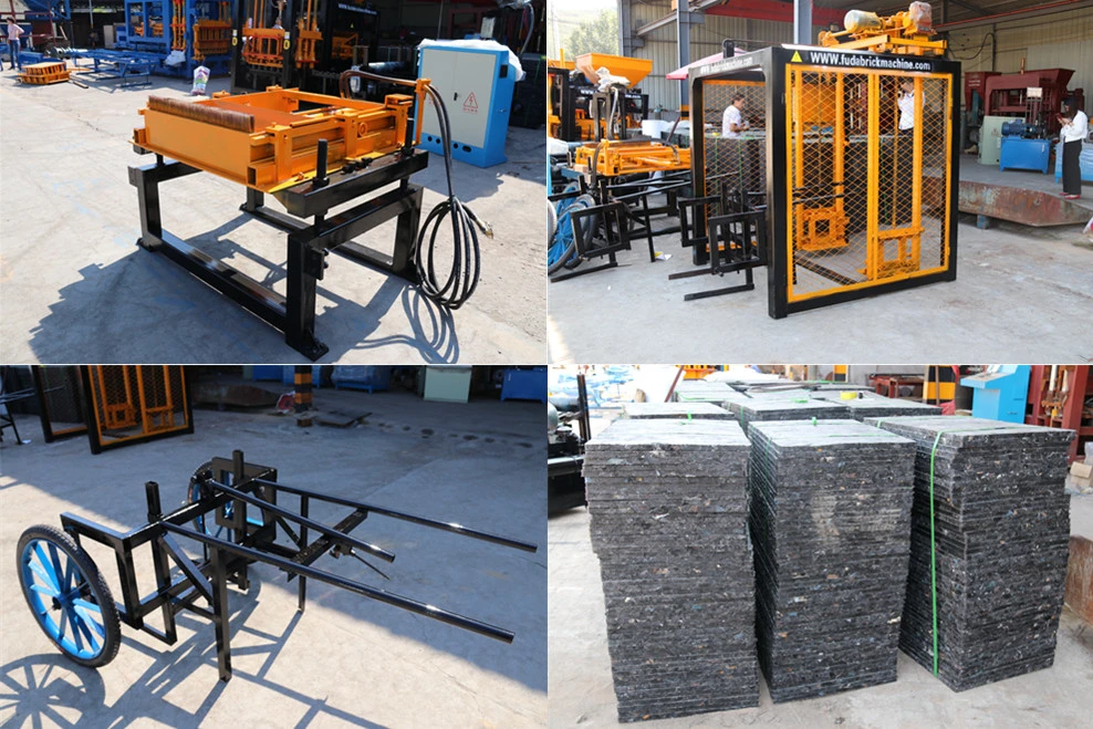 Qt4-18 Hydraulic Block Molding Machine Automatic Cement Cinder Hollow and Curbstone Block Production Line