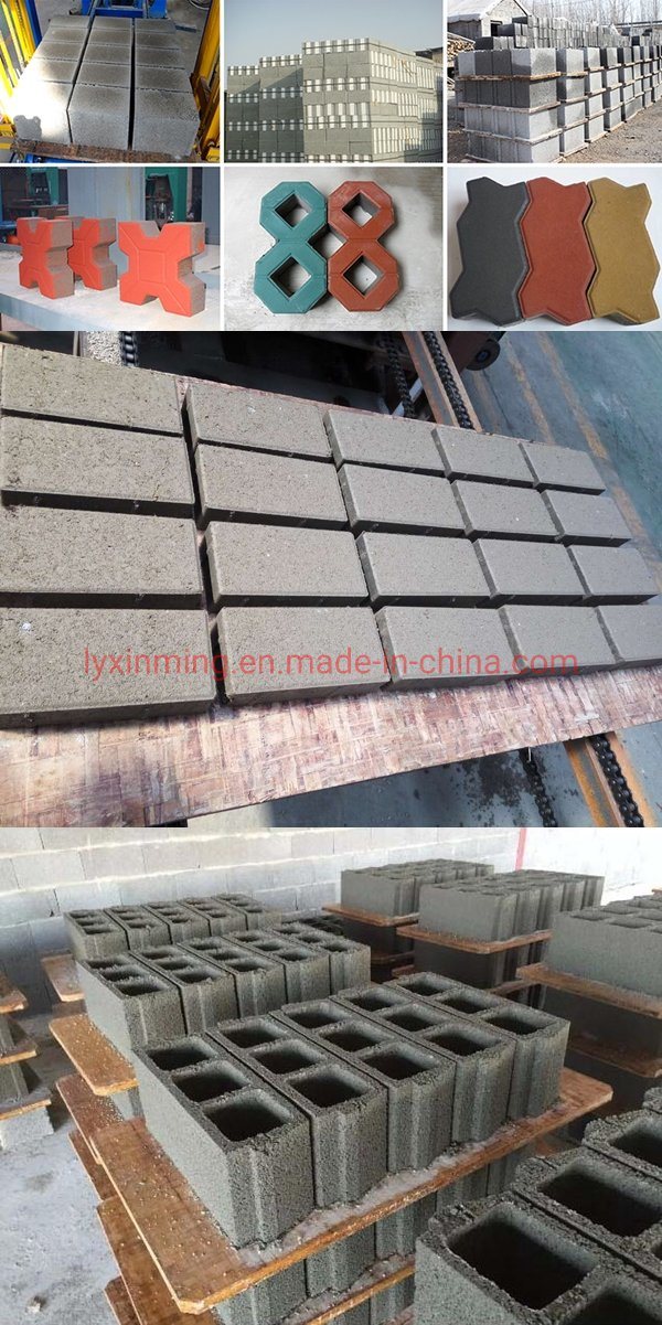 Qt10-15 Full Automatic Hydraulic Concrete Cement Hollow Solid Interlocking Brick Making Machine Colorful Paver Block Making Machine for Construction Materials