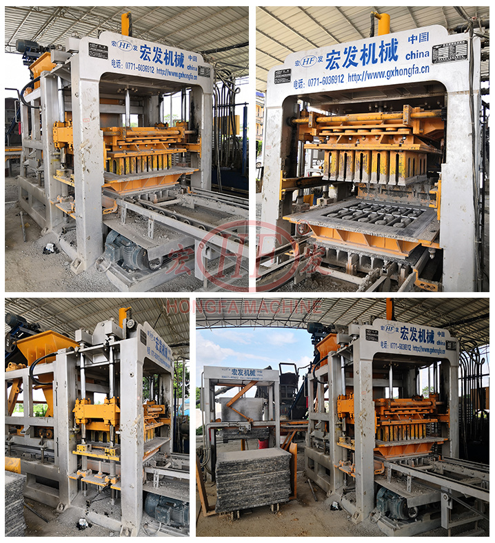 Qt8-15 Automatic Concrete Block Production Line Quotation of Block Machine