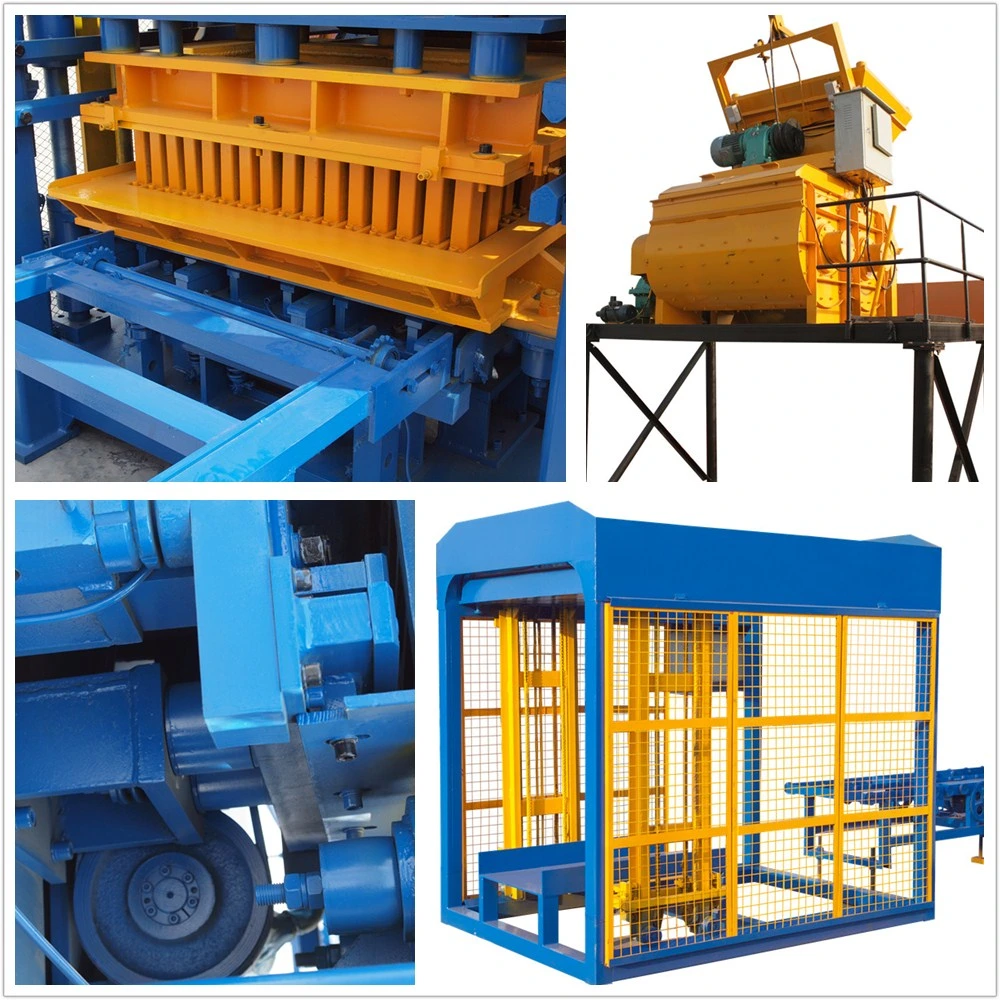 Qt6-15 Automatic Concrete Hollow Block Machine Cement Solid Brick Making Machine in Guangzhou