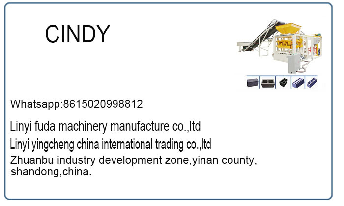 Fuda Linyi Qt4-24 Interlocking Cement Brick Block Making Machine