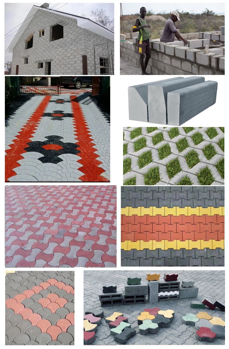Qt4-24 China Semi Automatic Concrete Block Making Machine Brick