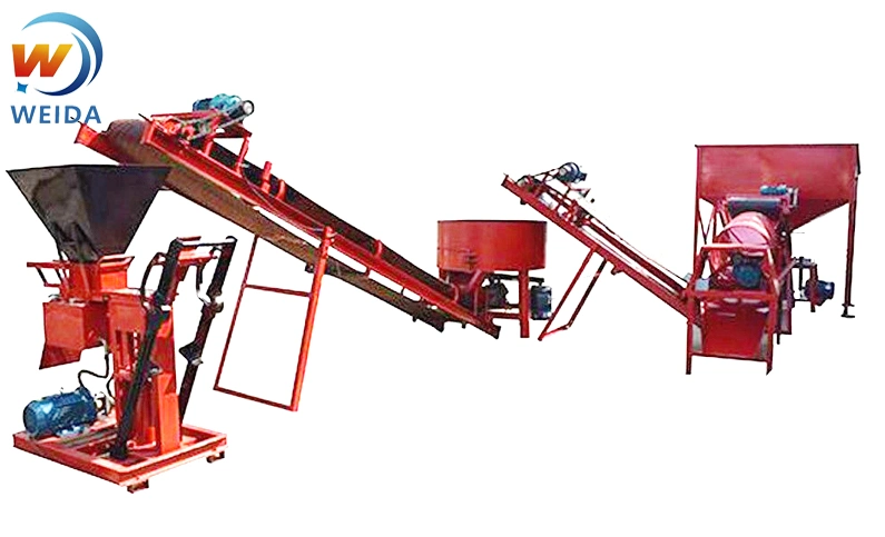 Compressed Soil Cement Brick Making Machine/Red Brick Production Line/Clay Brick Making Plant