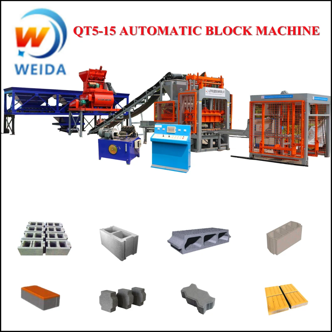 Widely Used Hydraulic Concrete Block Making Machine Production Line with High Quality