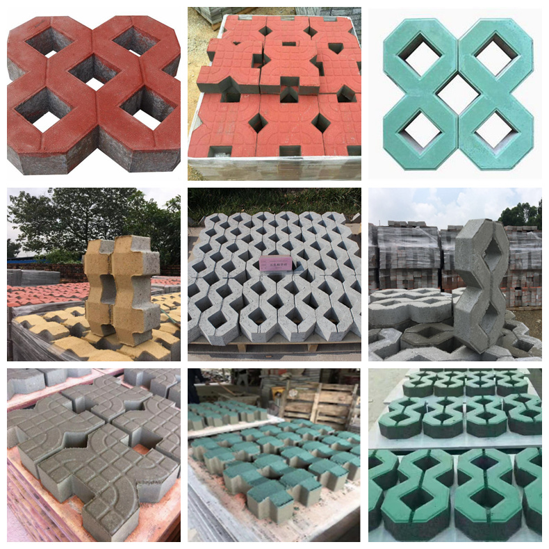Updated Qt10-15f Concrete Kerbs/Hollow Block/Brick Making Machine Paving Interlocking Brick Paving Stone Making Machine Factory in Thailand