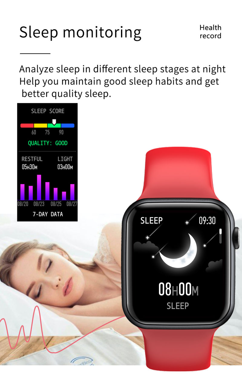 2021 Smart Watch Waterproof Bt Call Heart Rate Blood Pressure Factory Smart Watch Fitness Tracker Health Smart Watch