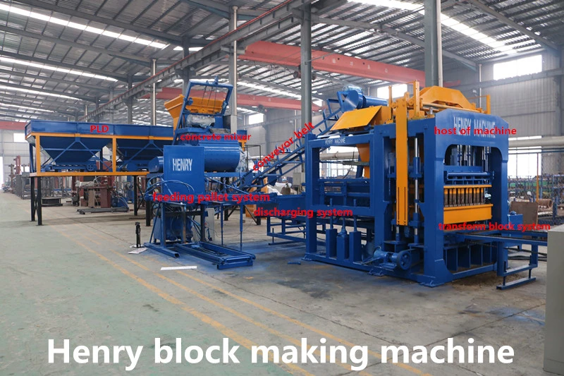 Qt10-15 Full Automatic Hydraulic Concrete Block Making Machine, Construction Material Road Block Machine