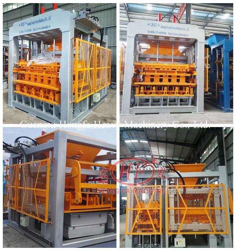 China Hongfa Thermal Brick Production Unit Concrete Block Manufacturers Concrete Curb Paver Machine