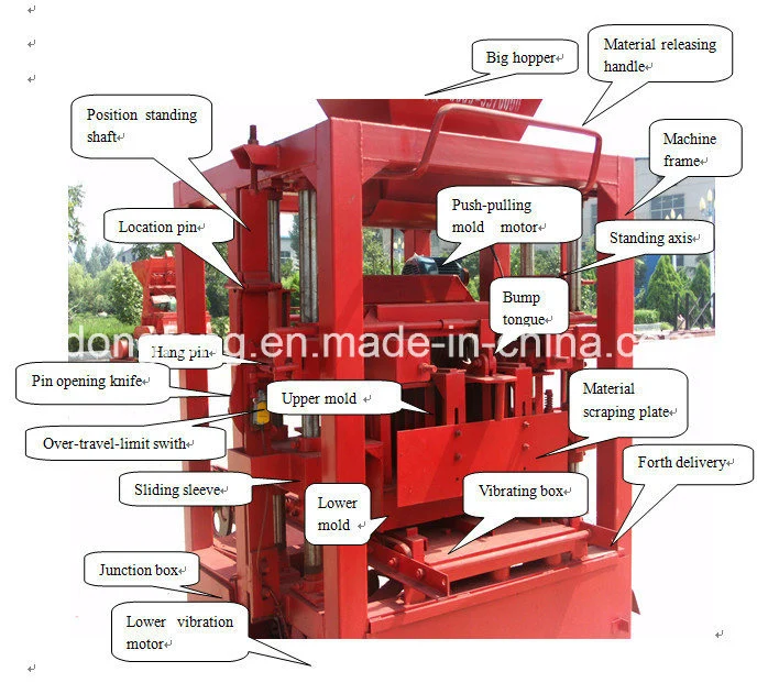 House Building Block Machine, Simple Semi Automatic Block Machine