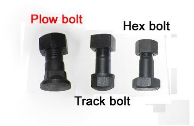 Ground Engaging Tools 1f7958 Excavator Cutting Edge Plow Bolt