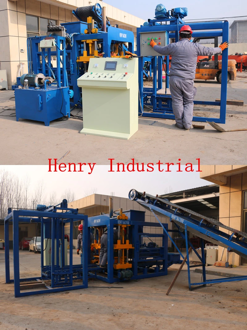 Qt10-15 Full Automatic Hydraulic Concrete Sand Block Making Machine Paving Block Machine