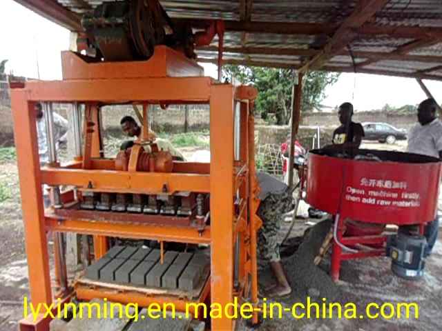 Qtj4-40 Concrete Hollow Block Machine Block Paver Machine Cement Brick Making Machine