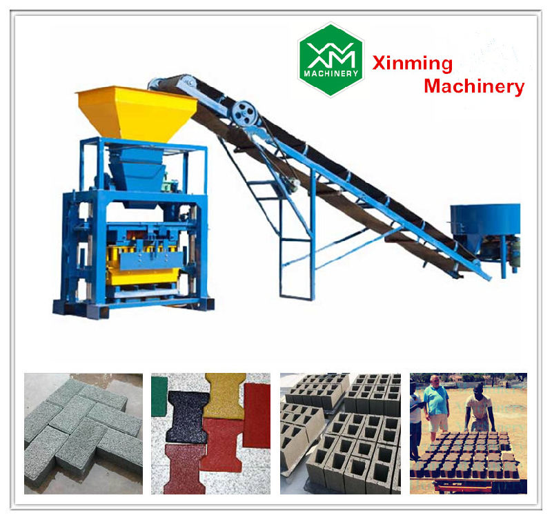 Qt40-1 Concrete Block Making Machine/Hollow Block Moulding Machine Cement Interlock Paving Brick Making Machine for Sale