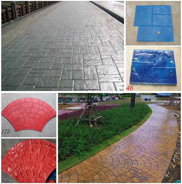 Sharewholesale Concrete Stamped Mold Stamped Decorative Concrete for The Ground