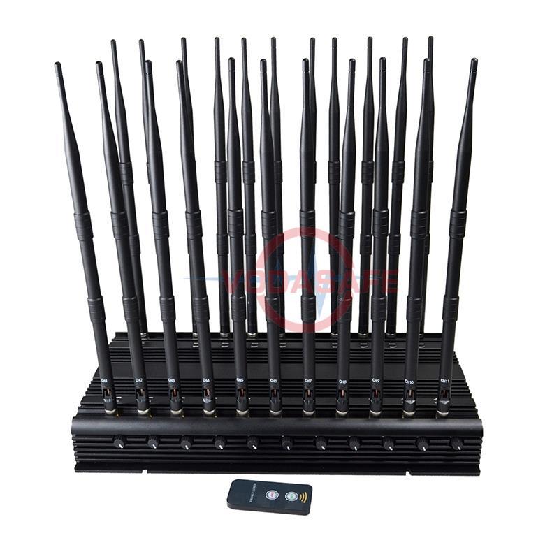22 Antennas Spam Call Blocker Jamming 2g 3G 4G 5g 50 M Jamming Mobile Phone Signal Jammer