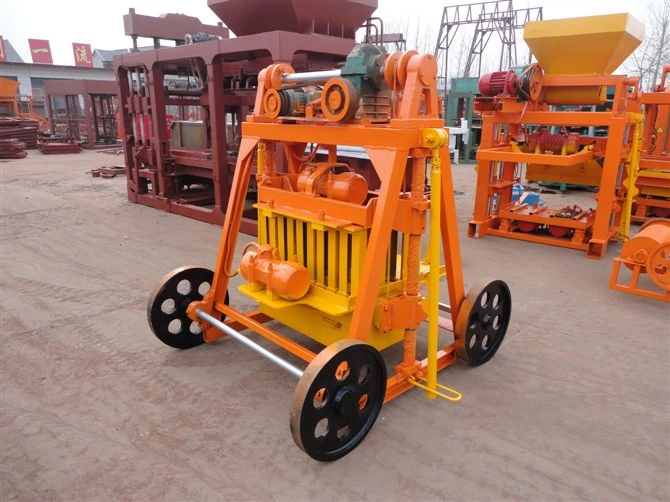 Qmy4-45 Mobile Egg Laying Hollow Block Making Machine Price for Sale, Concrete Block Making Machine
