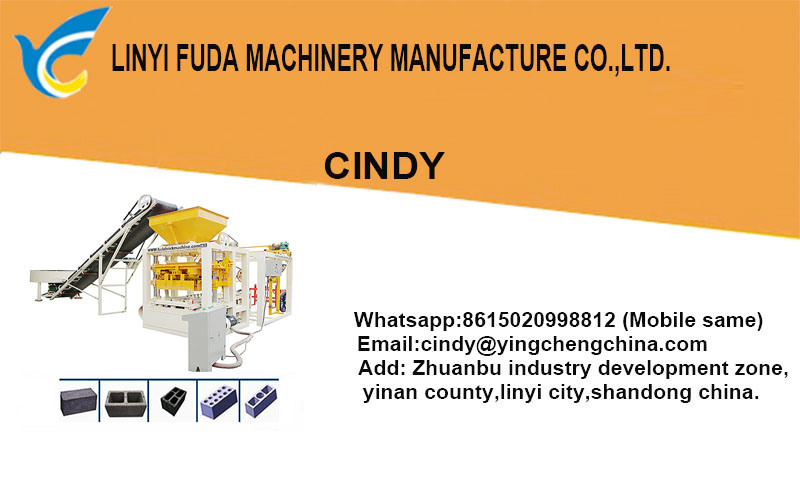 Fudaqmy6-25 Cement No Need Pallet Block Machine Hydraullic Moving Block Making Machine Brick Molding Machine